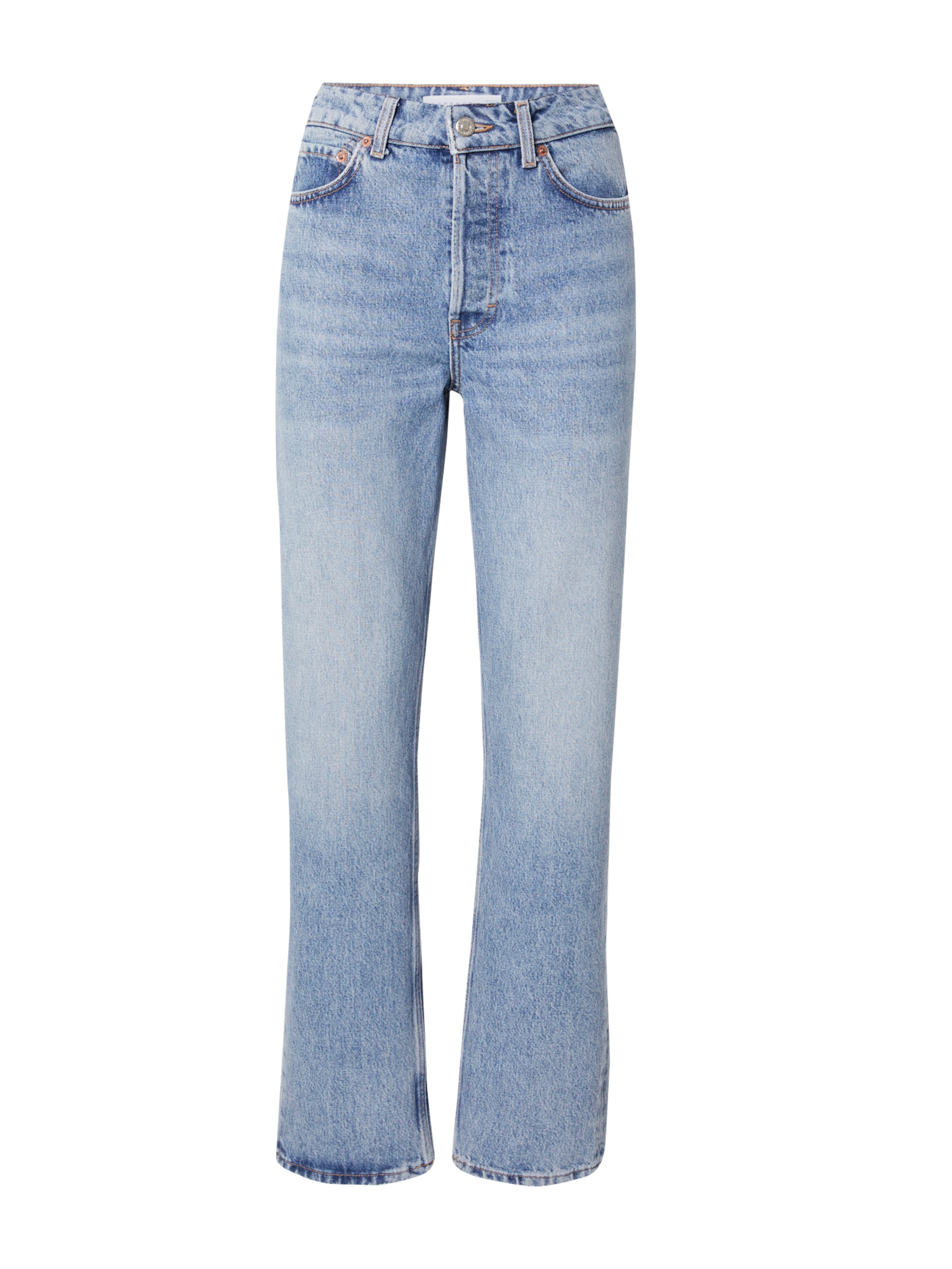 TOPSHOP Regular Jeans in Blue: front