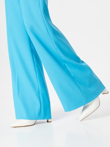 DRYKORN Szeroka nogawka Spodnie w kant 'Before' w kolorze niebieski