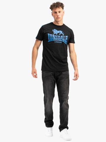 LONSDALE Футболка ' HENCONNER ' в Черный