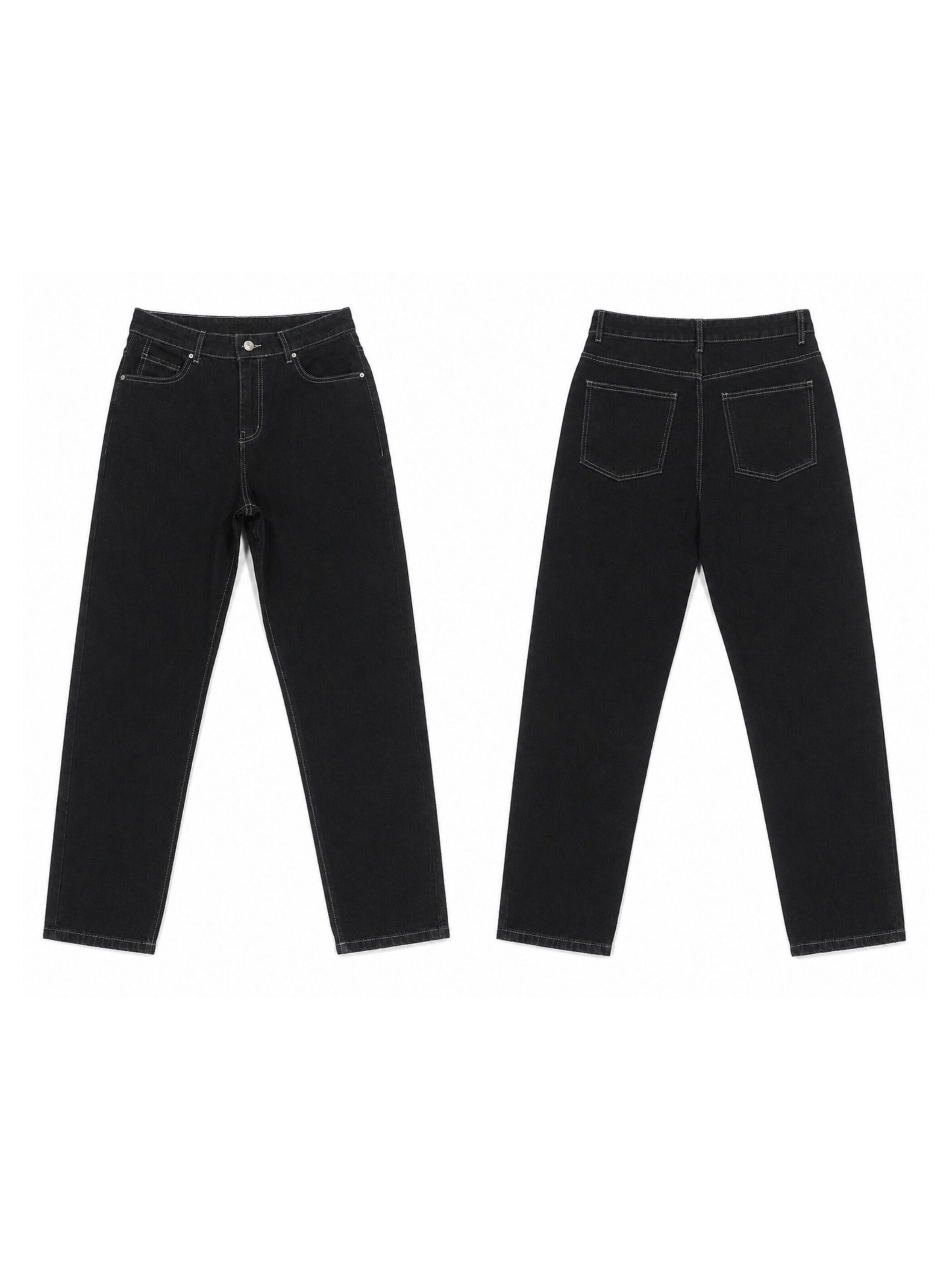 Bloazoine Regular Jeans in Black