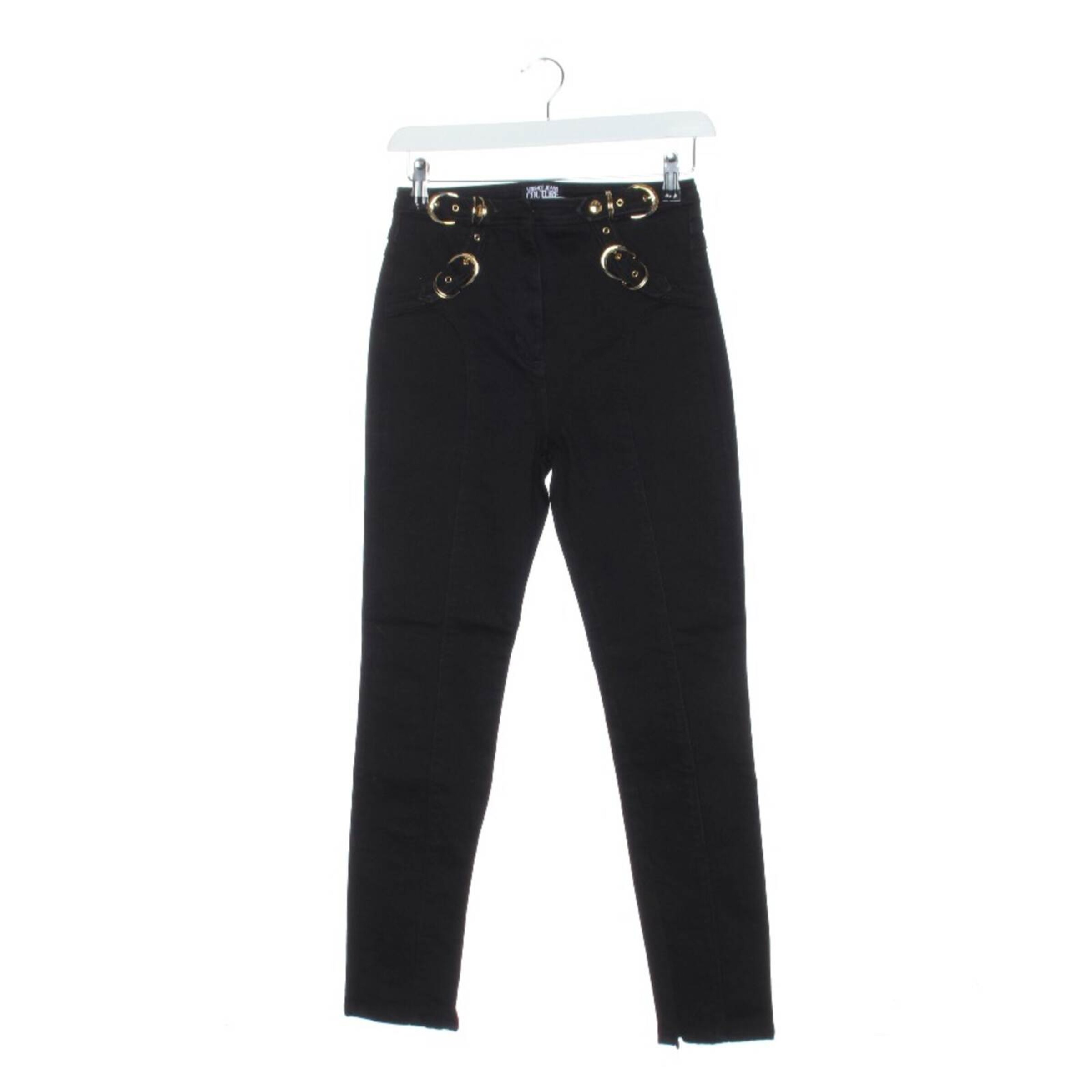 Versace Jeans Couture Jeans 25-26 in Schwarz: Vorderseite