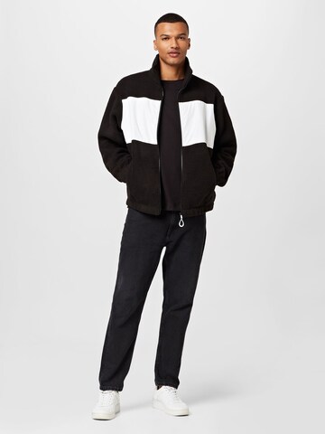 Tommy Jeans Fleece Jacket in Black