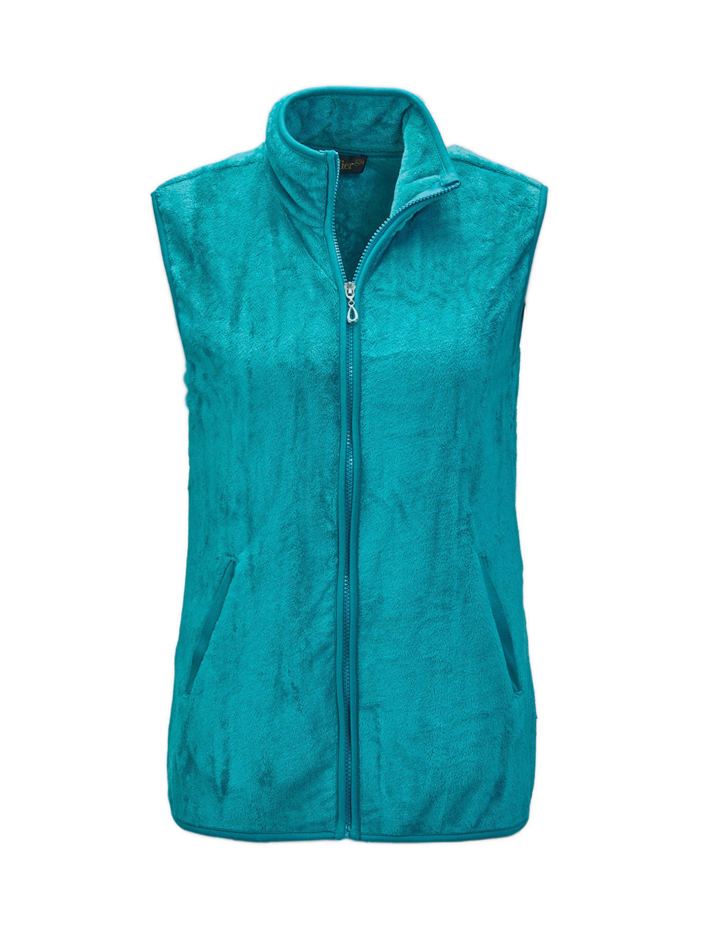 Goldner Weste in Blau: Vorderseite