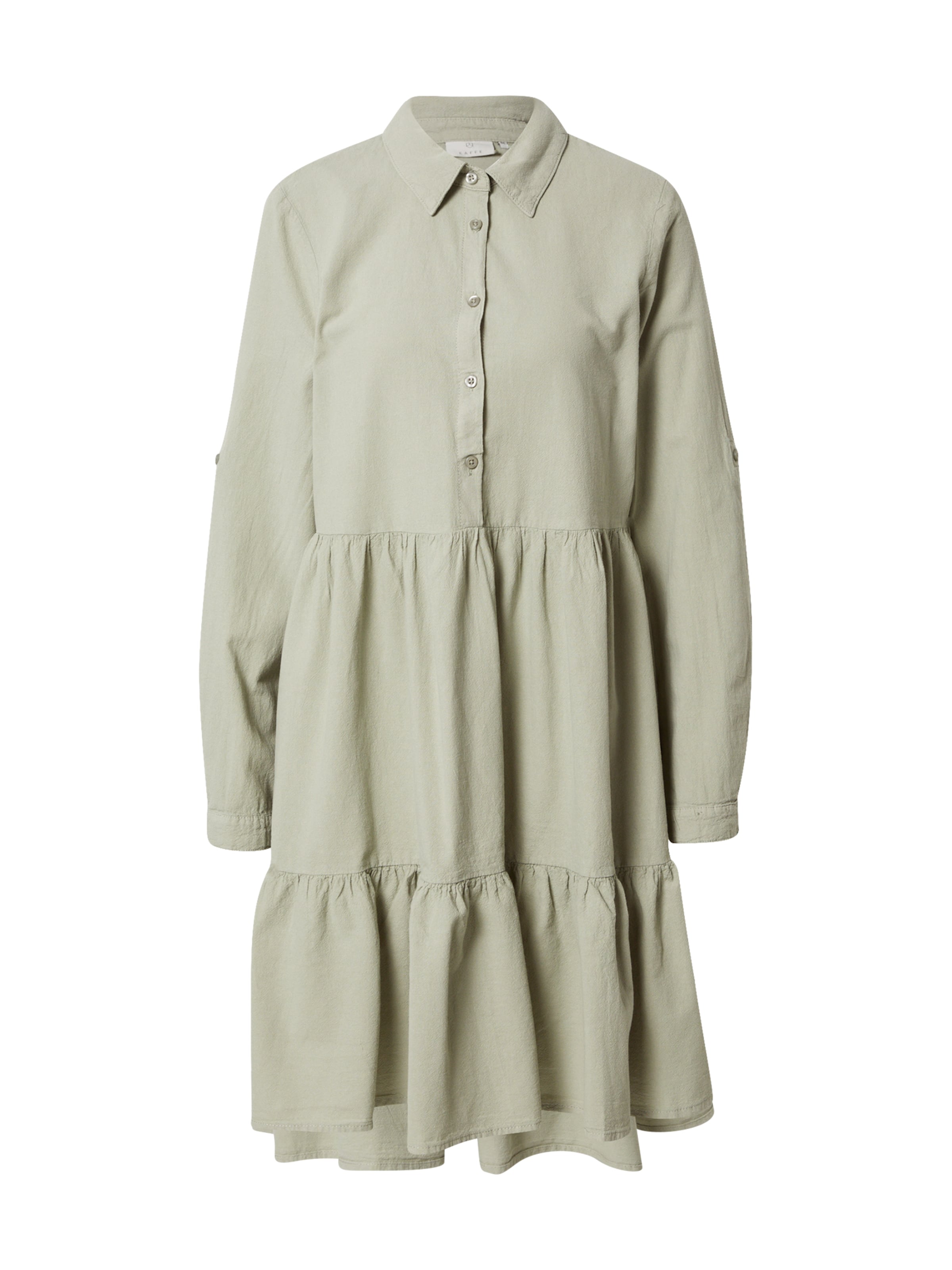 Kaffe Shirt dress 'Naya' in Green: front