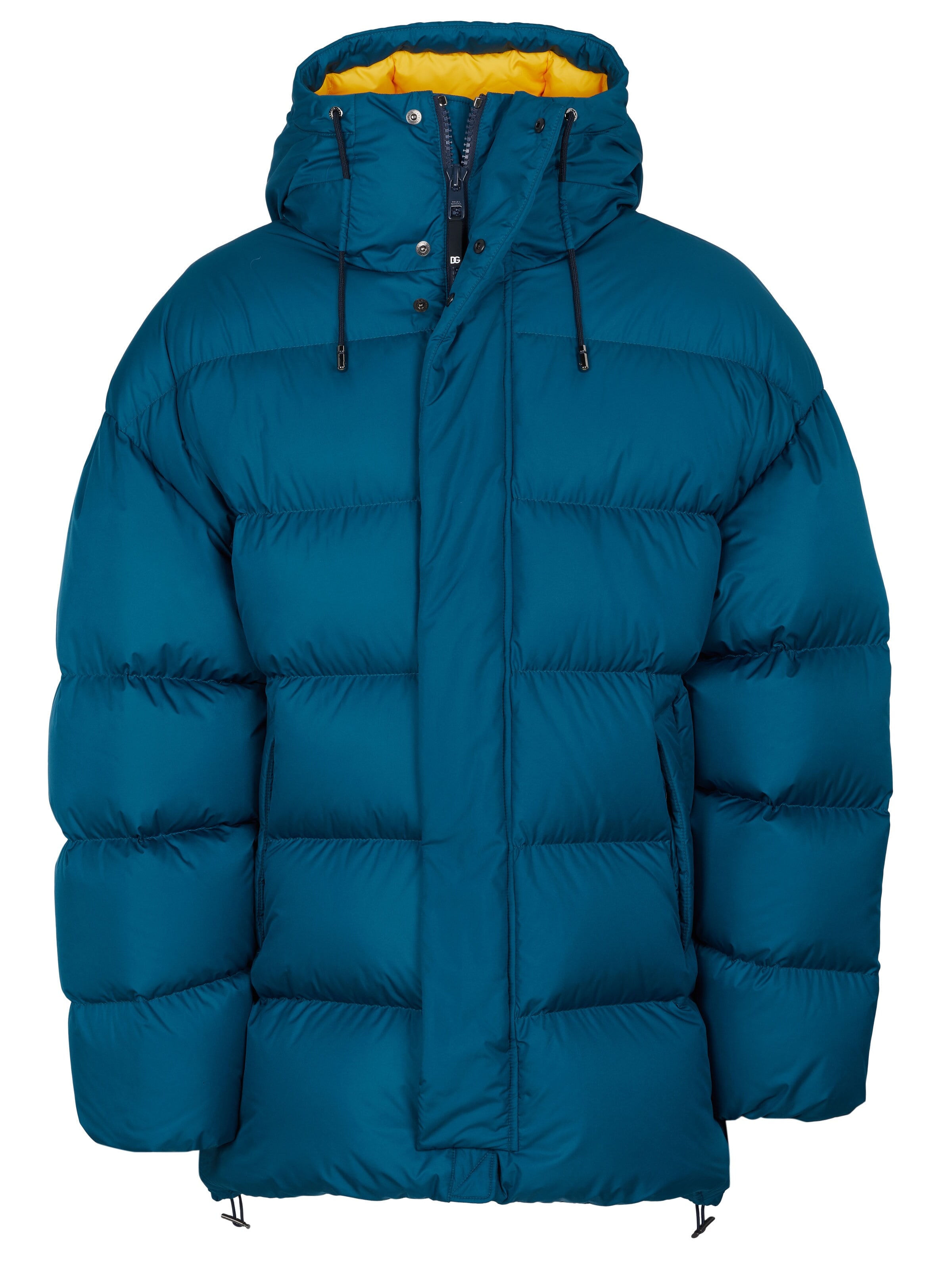 DOLCE & GABBANA Talvitakki 'Dolce & Gabbana Pufferjacke petrol-blau' värissä vihreä