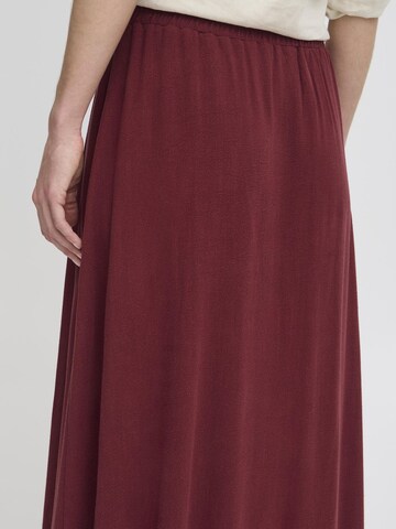 Jupe 'BYFilinen' b.young en rouge