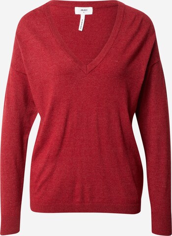 OBJECT Sweter 'Thess' w kolorze czerwony: przód