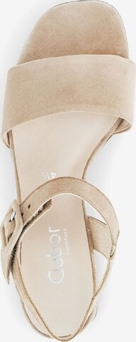 GABOR Strap Sandals in Beige