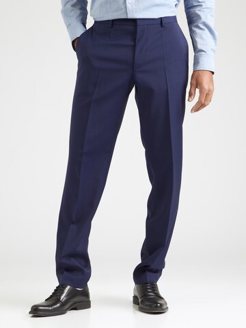 regular Pantaloni con piega frontale 'Lenon' di BOSS in blu: frontale