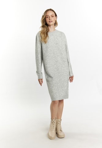 DreiMaster Vintage - Vestido de punto 'Incus' en gris