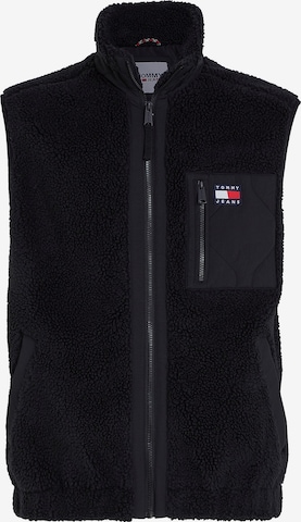 Tommy Jeans Vest in Black: front