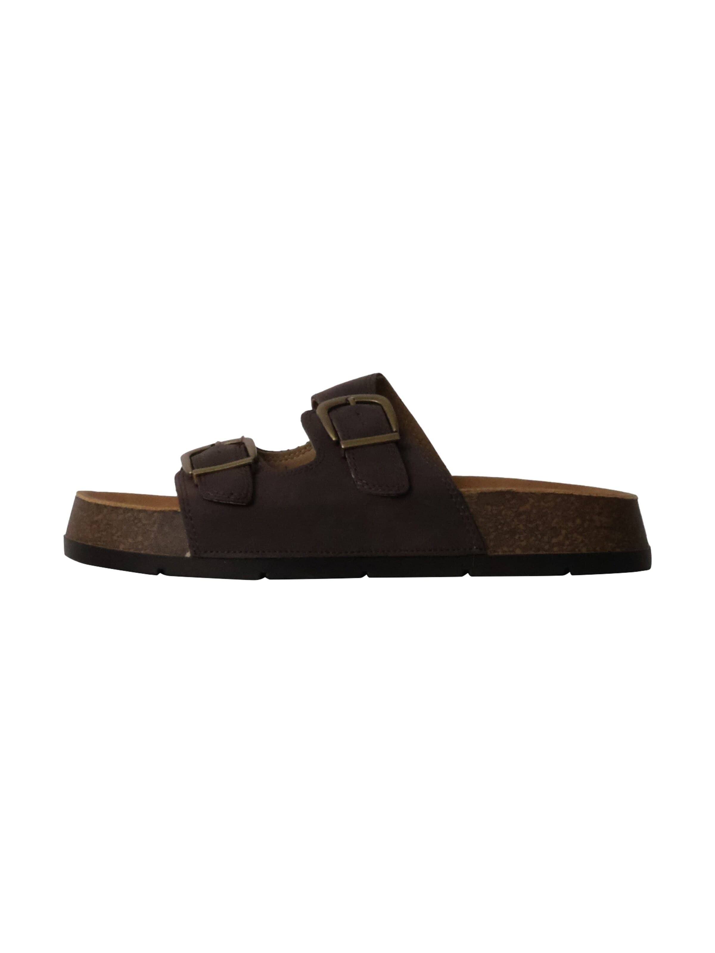 Super Mode Mules in Brown: front