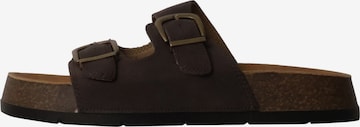 Super Mode Mules in Brown: front