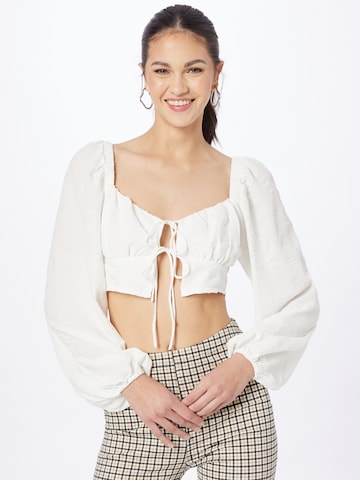 Gina Tricot Blouse 'Gilly' in White: front