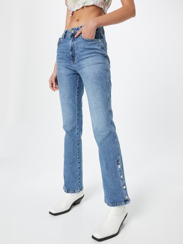 ONLY Flared Jeans 'Hailey Life' in Blauw: voorkant