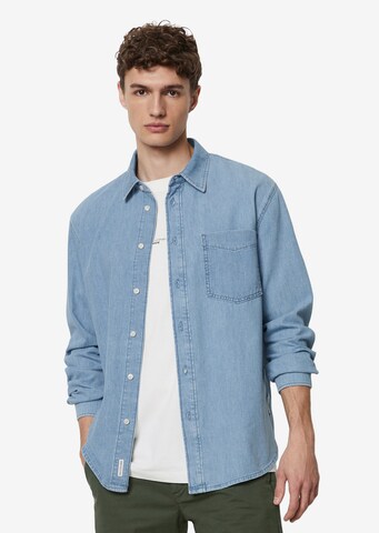 Coupe regular Chemise Marc O'Polo DENIM en bleu : devant