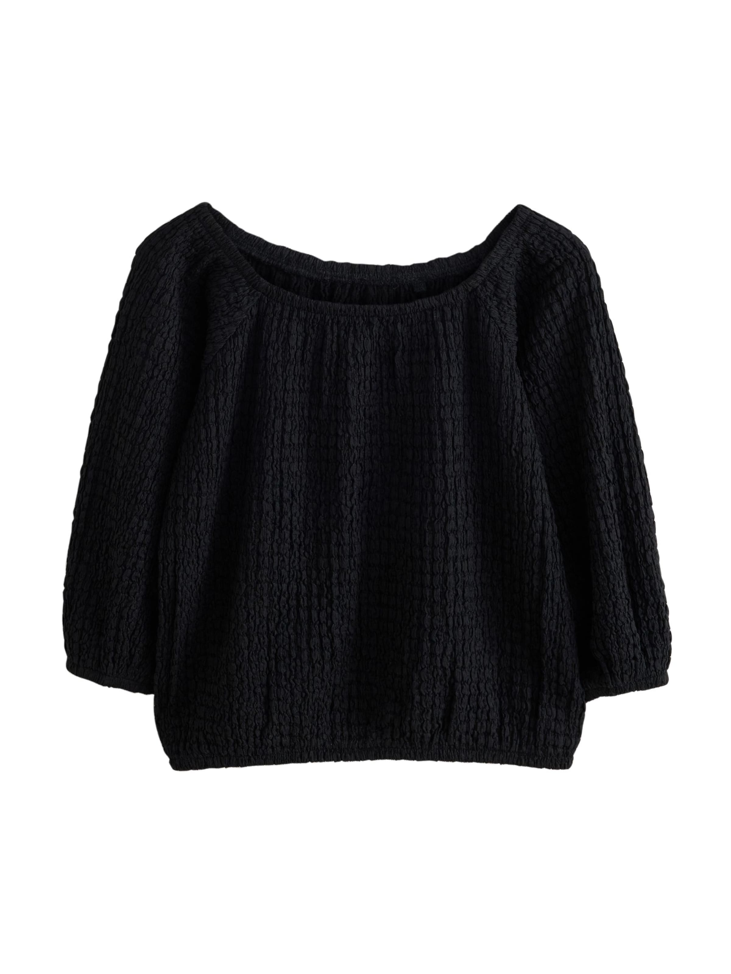 Next - Camiseta en negro: frente