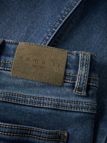 NAME IT Slimfit Jeans 'NMMSILAS' in Blauw