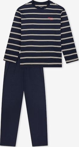 Pyjama ' Nightwear ' SCHIESSER en bleu : devant