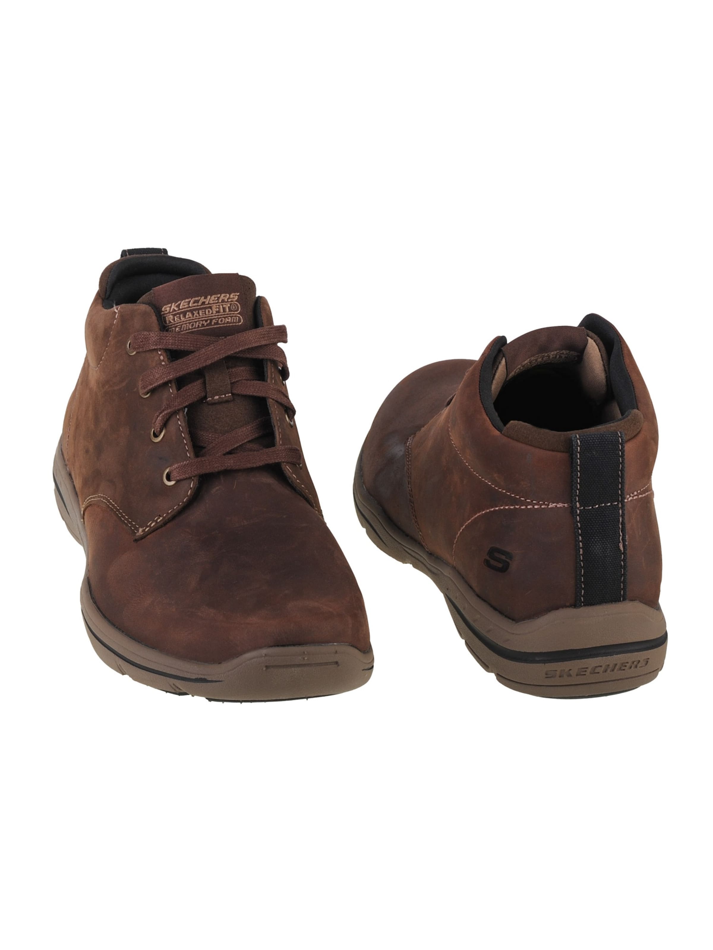 SKECHERS Lace-up boots 'Skechers Harper Melden' in Brown