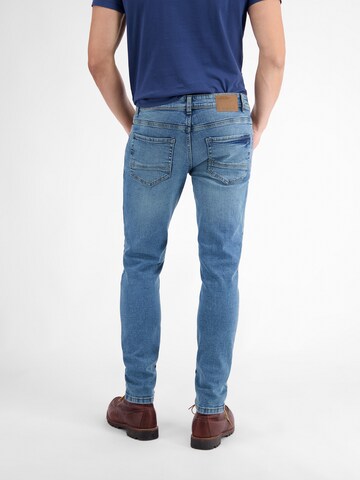 LERROS Slimfit CONLIN 5-Pocket Stretch-Denim, SLIM FIT, unifarben ' CONLIN ' in Blau