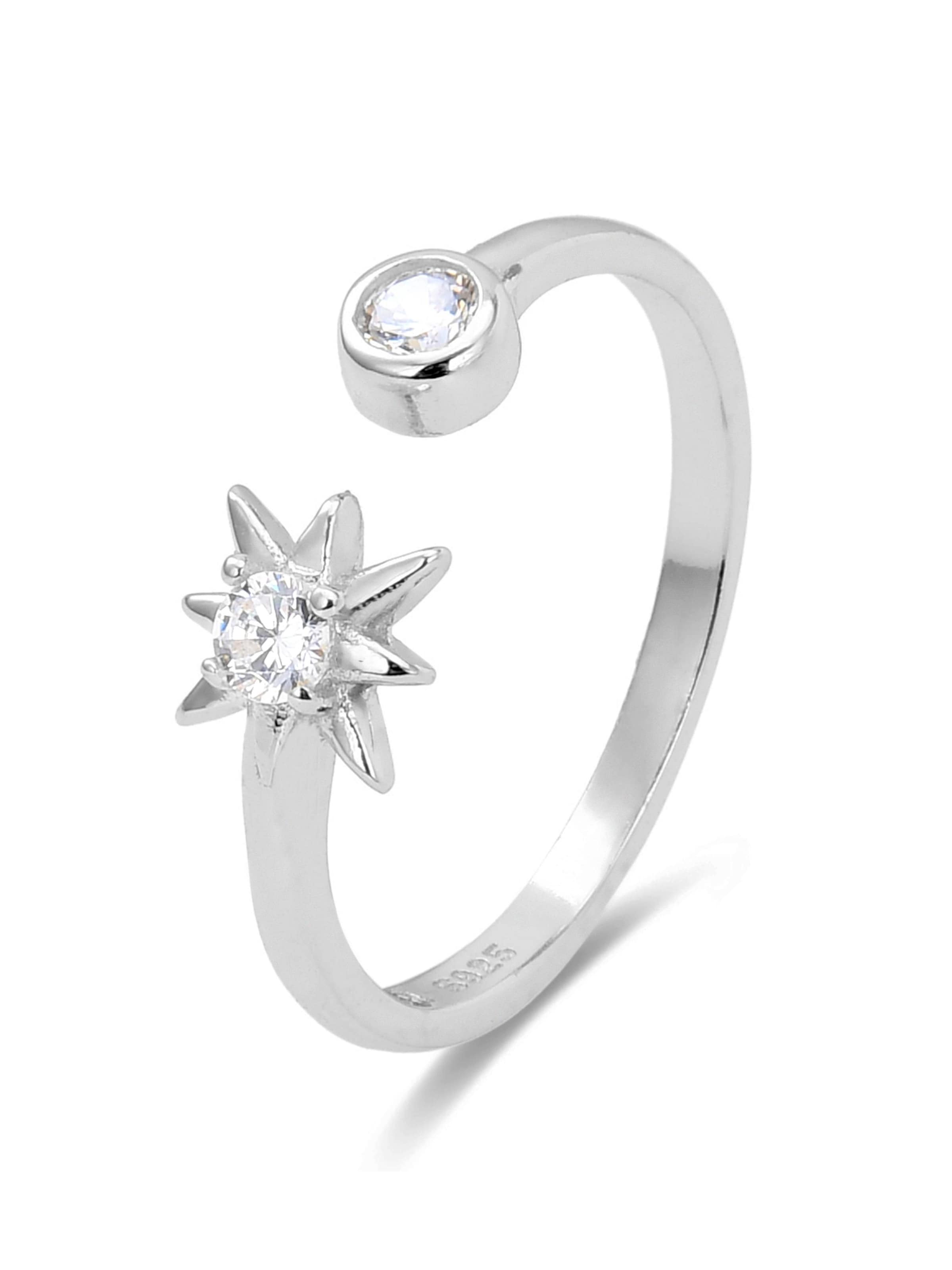 Luxenter Ring 'Lialt' i sølv: forside