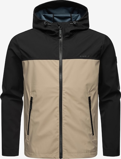 Ragwear Toiminnallinen takki koossa S värissä hiekka / musta, Tuotenäkymä