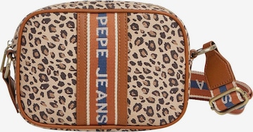 Pepe Jeans Schoudertas in Beige: voorkant