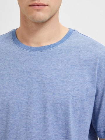 SELECTED HOMME T-Shirt 'Aspen' in Blau