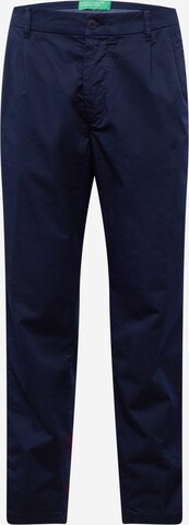 UNITED COLORS OF BENETTON Regularen Chino hlače | modra barva: sprednja stran