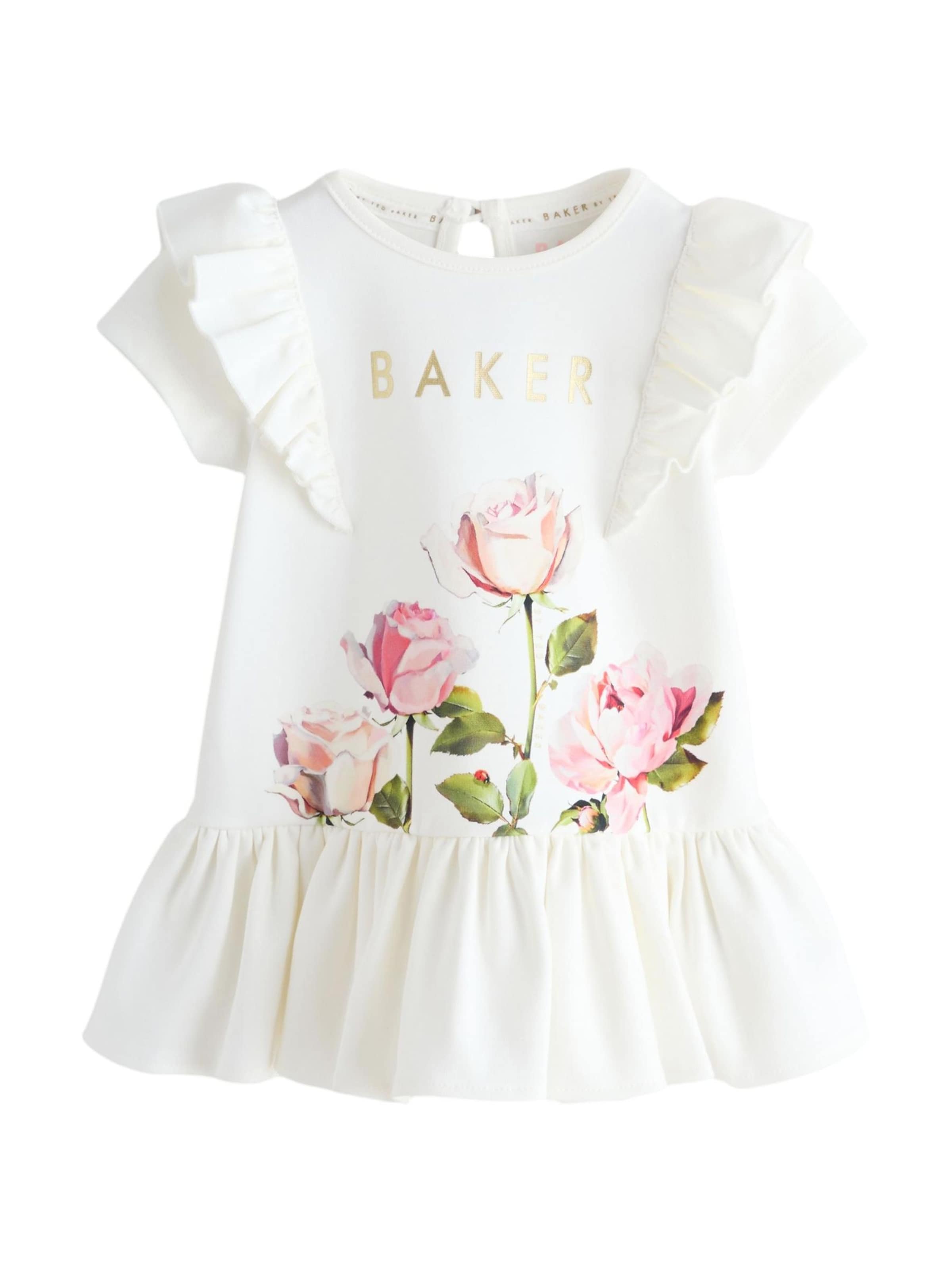 Baker by Ted Baker Kleid in Weiß: Vorderseite