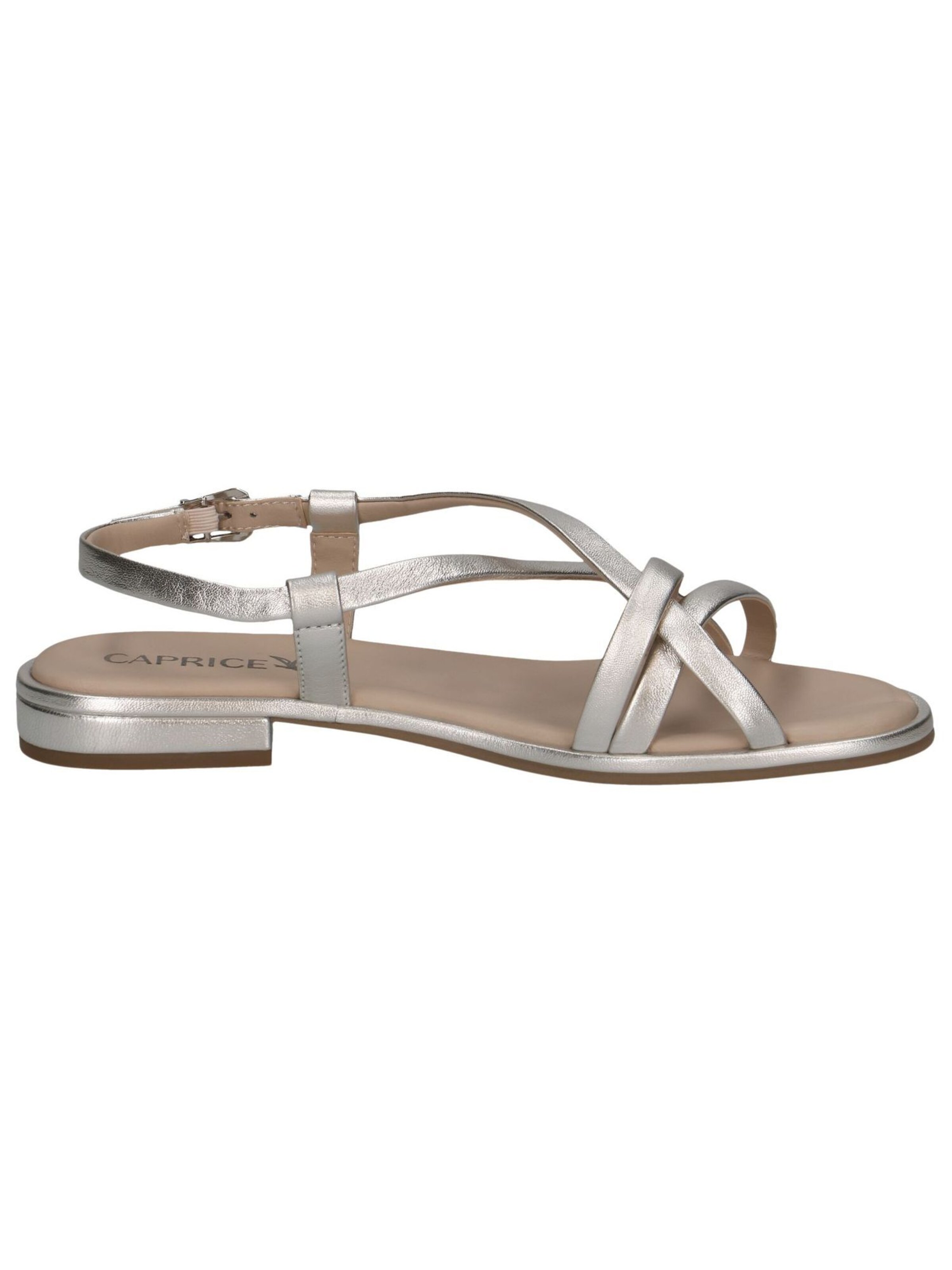 CAPRICE Strap Sandals in Silver