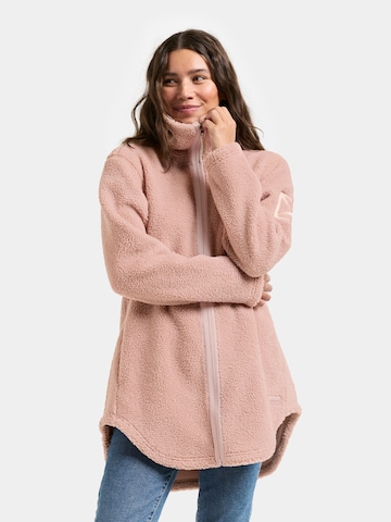 Didriksons Fleece jas 'Umi' in Roze: voorkant