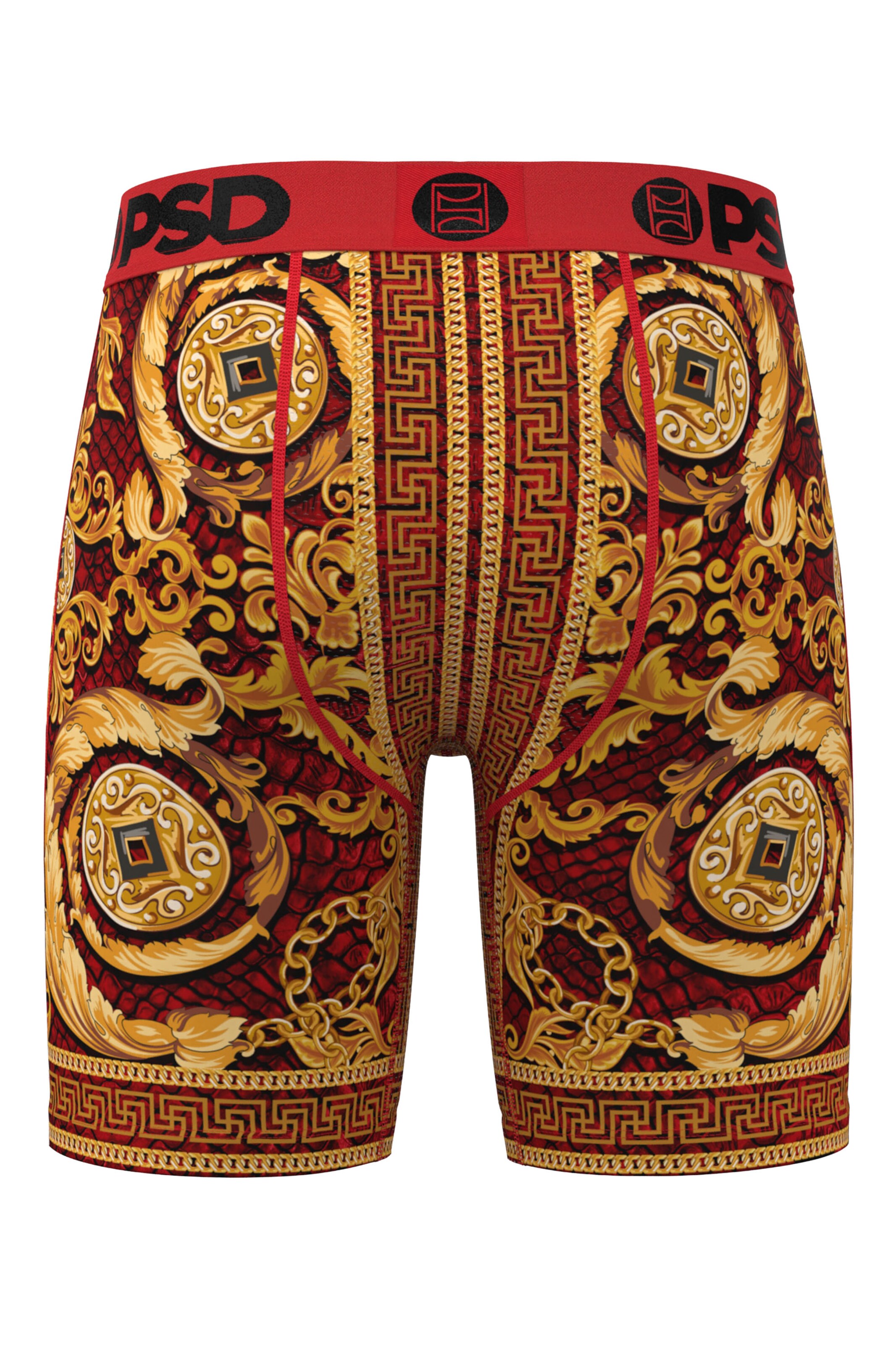 PSD Boxer shorts 'Regal Snake' in Red
