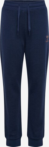 Hummel Workout Pants in Blue: front