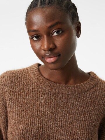 JDY Sweater 'HUDSON' in Brown