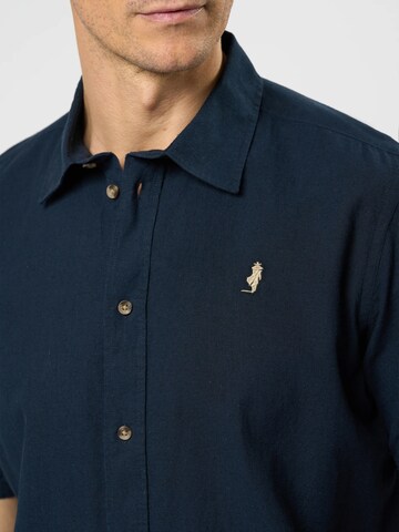 MCS Regular fit Overhemd 'Fort Worth' in Blauw