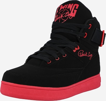 Patrick Ewing High-Top Sneakers in Black: front