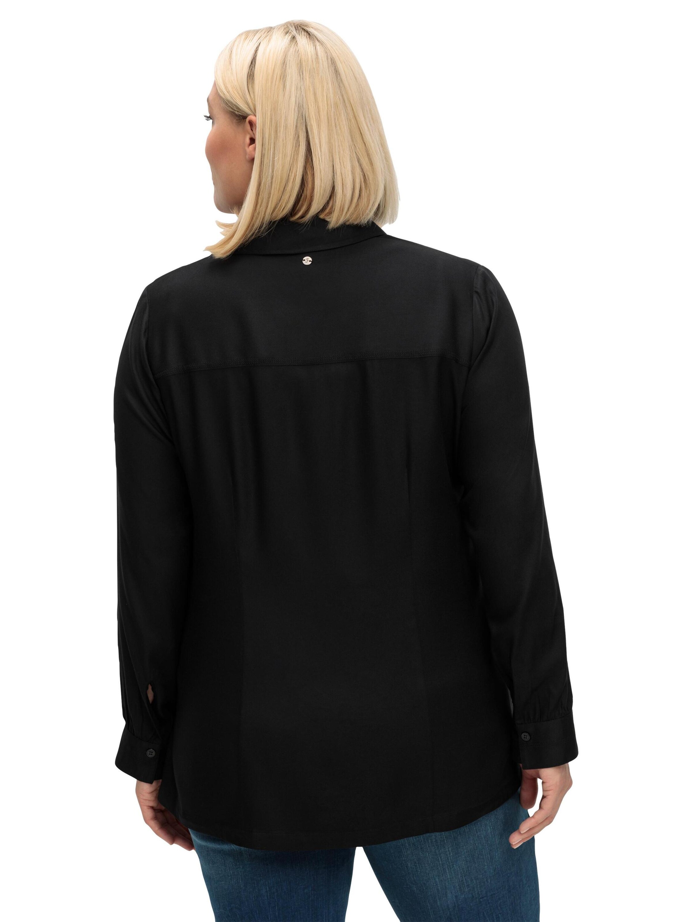 SHEEGO - Blusa en negro