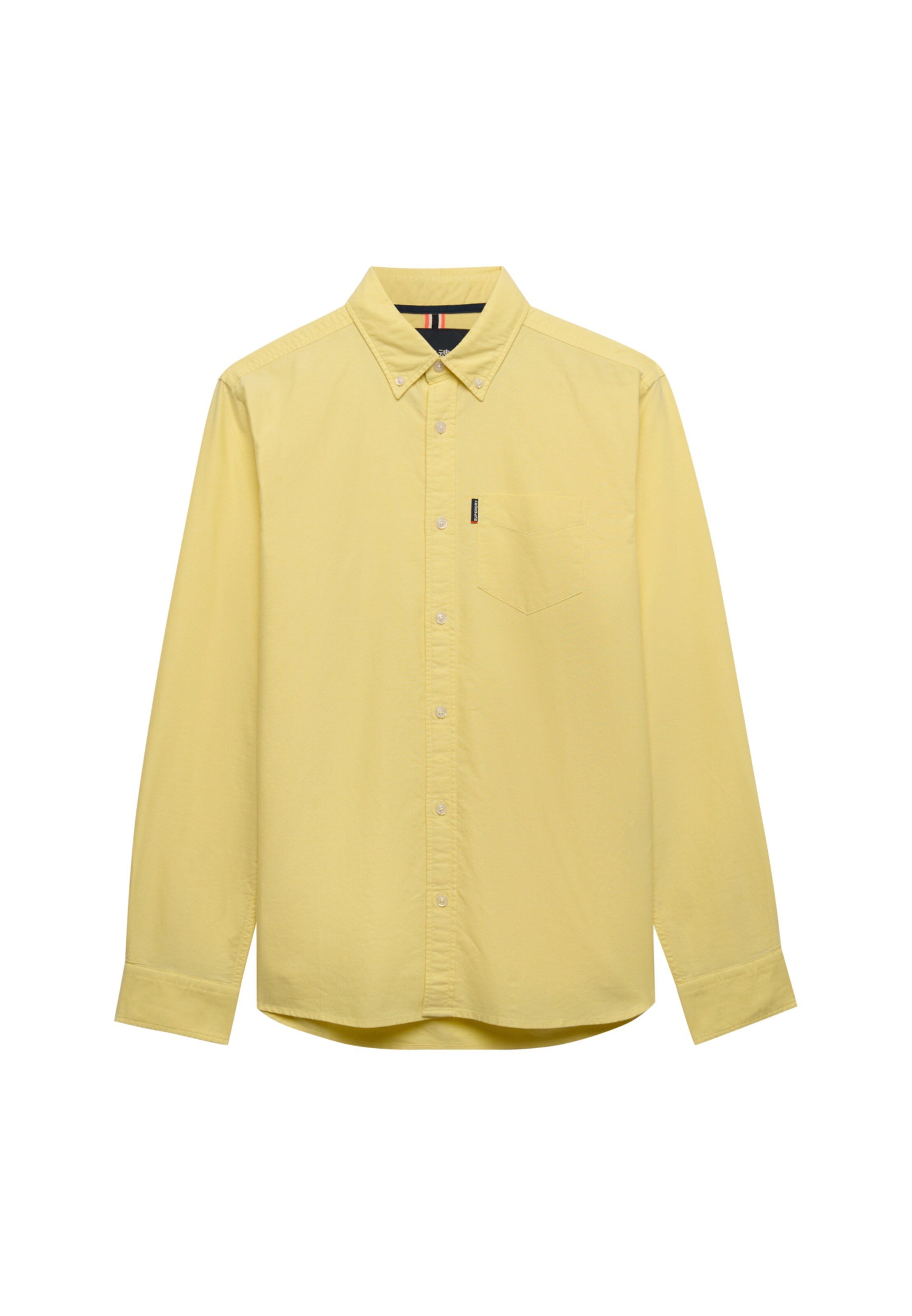 Superdry & Co Overhemd 'Essential' in Geel: voorkant