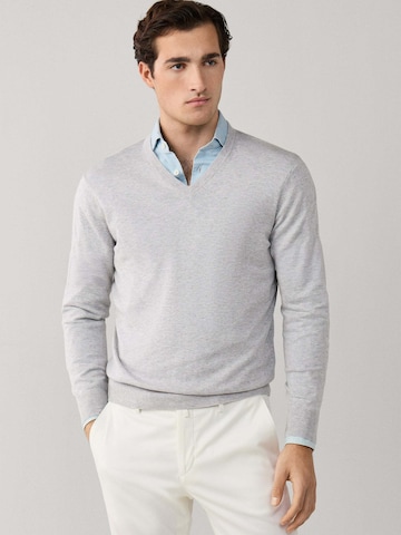 Pull-over Hackett London en gris : devant