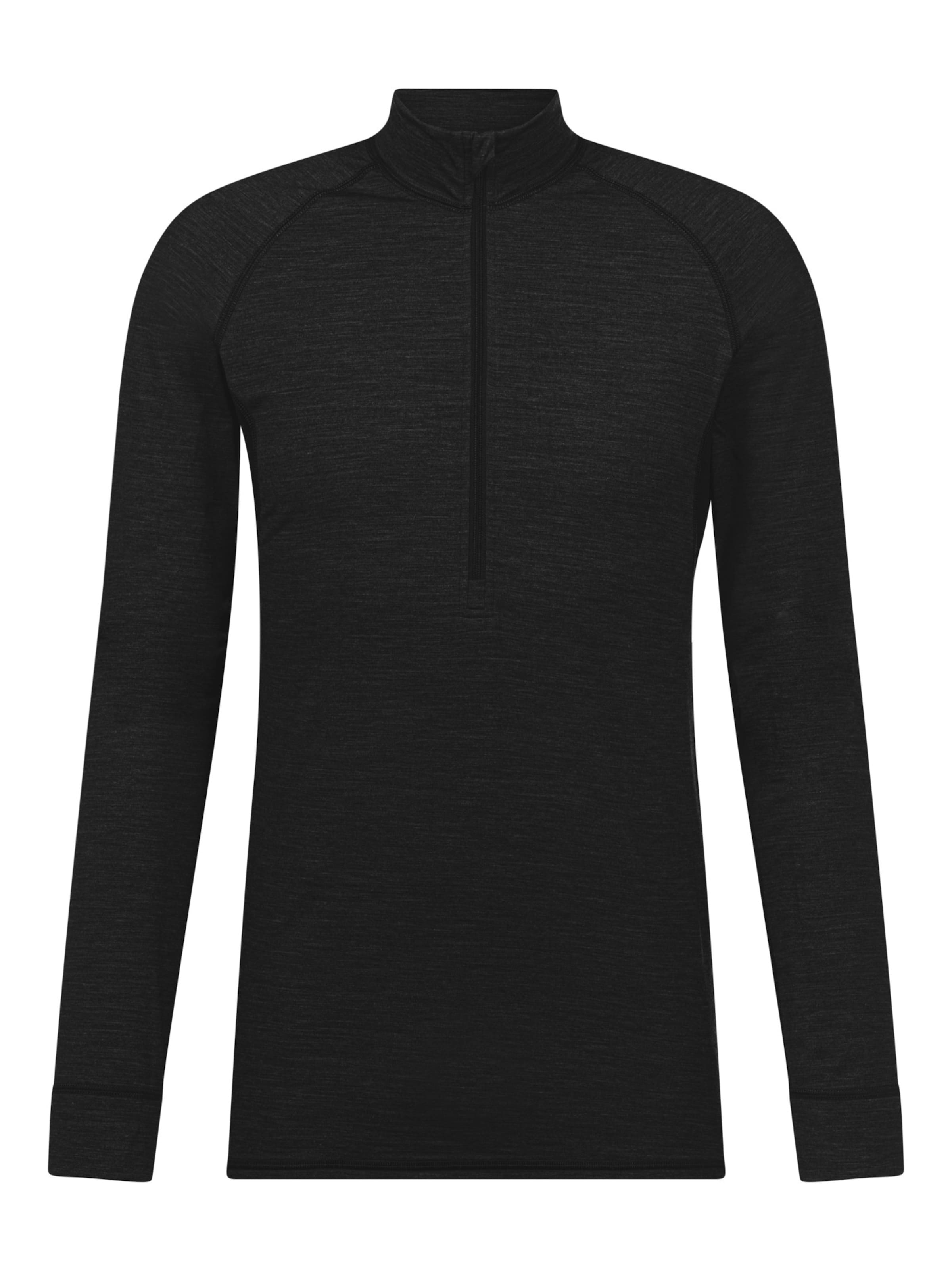 T-Shirt fonctionnel Mey en noir : devant