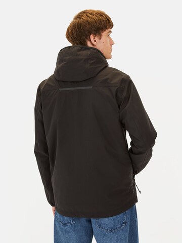 CAMEL ACTIVE TeXXXactive® Windbreaker mit abnehmbarer Kapuze in Schwarz