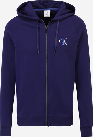 Calvin Klein Underwear regular Sweatjakke i blå: forside