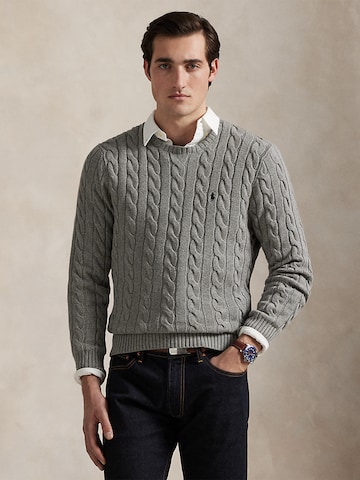 Coupe regular Pull-over 'Driver' Polo Ralph Lauren en gris : devant