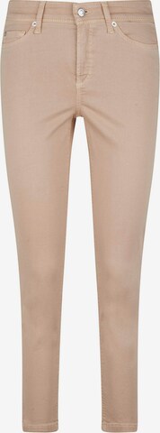 Cambio Skinny Jeans in Beige: front