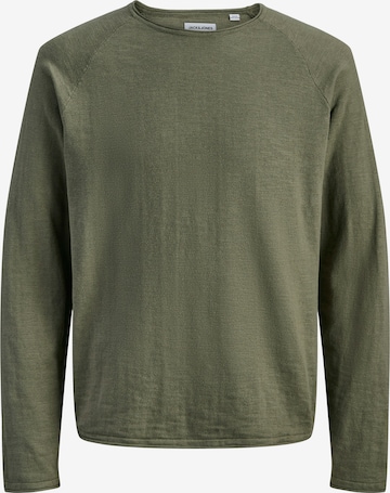 Jack & Jones Plus Πουλόβερ 'JJBREEZE' σε πράσινο: μπροστά