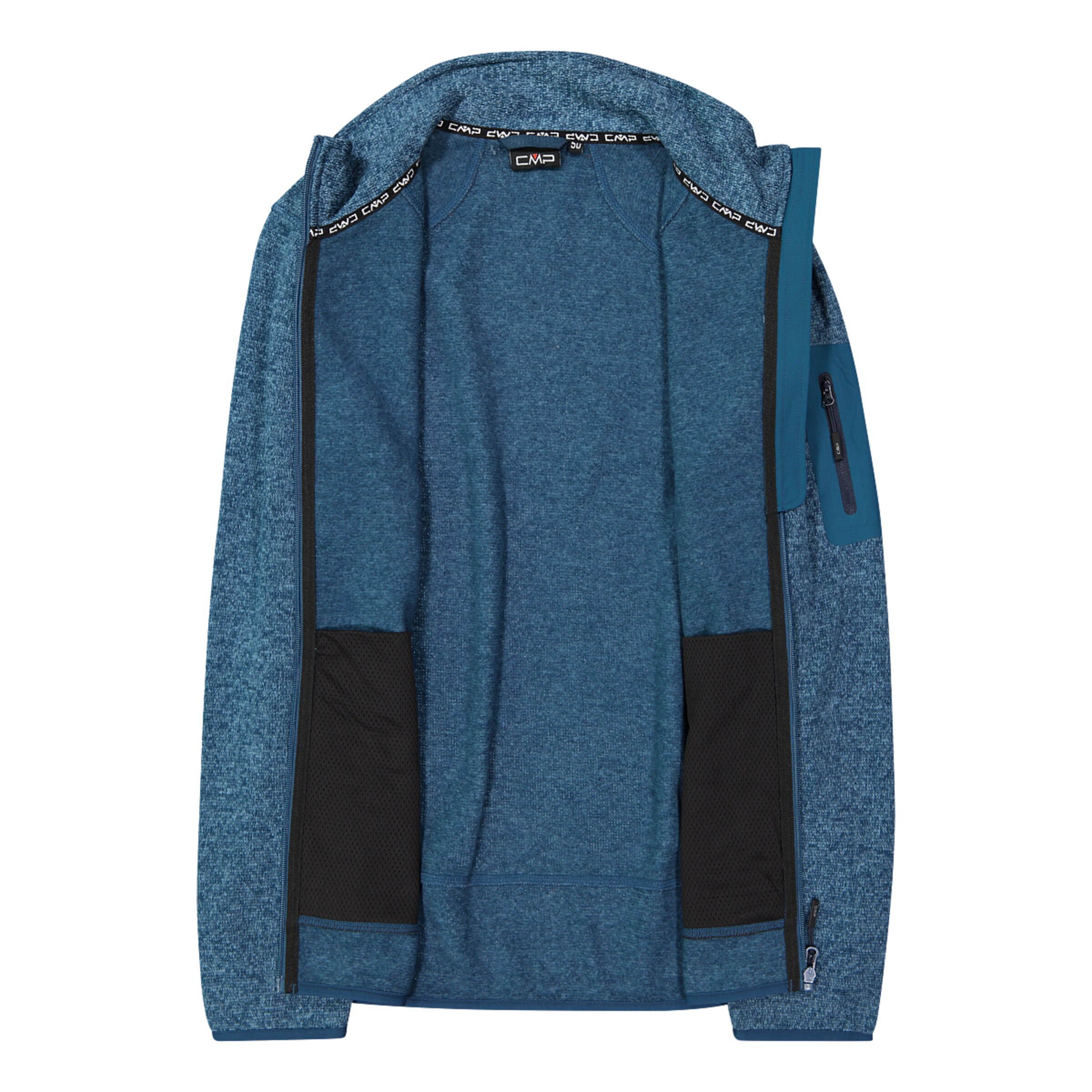 CMP Regular Fit Funktionsfleecejacke in Blau