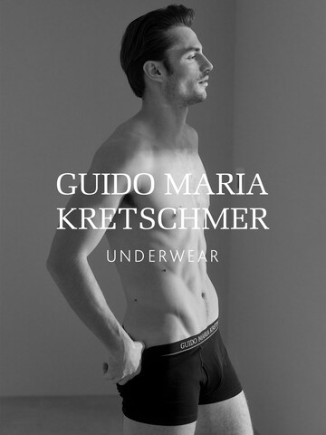 Guido Maria Kretschmer Men - Calzoncillo boxer 'Can' en negro