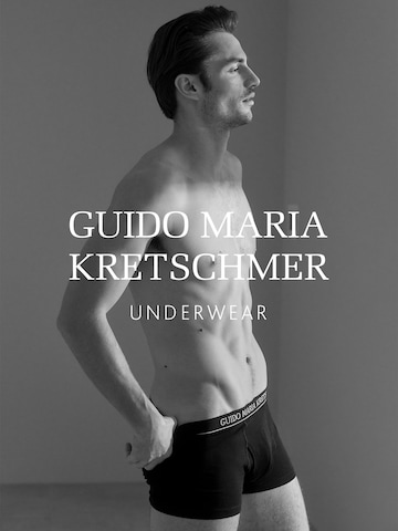 Guido Maria Kretschmer Men - Calzoncillo boxer 'Can' en negro